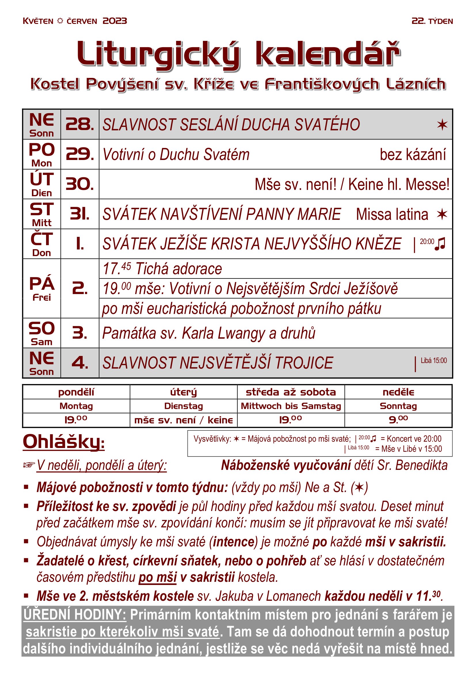 22. liturgický týden
