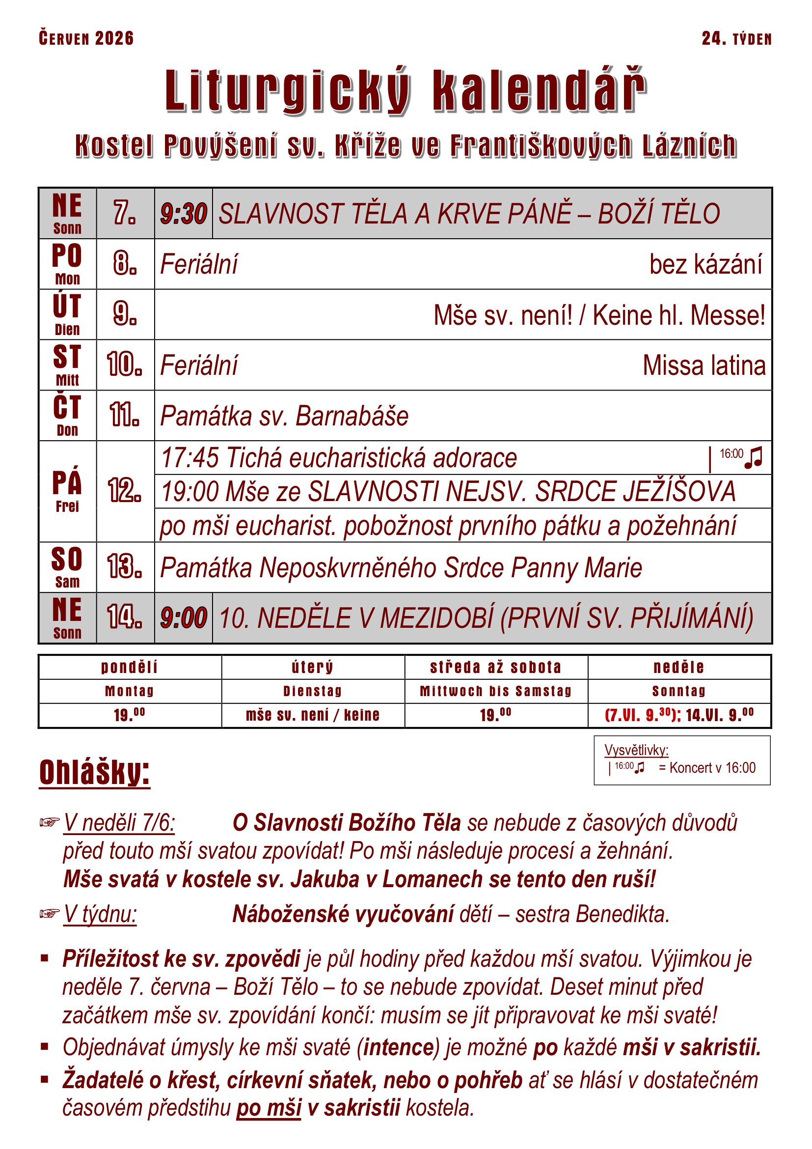 24. liturgický týden