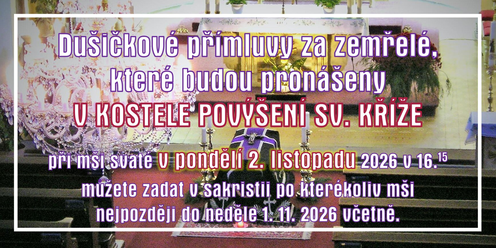 Dušičkové přímluvy