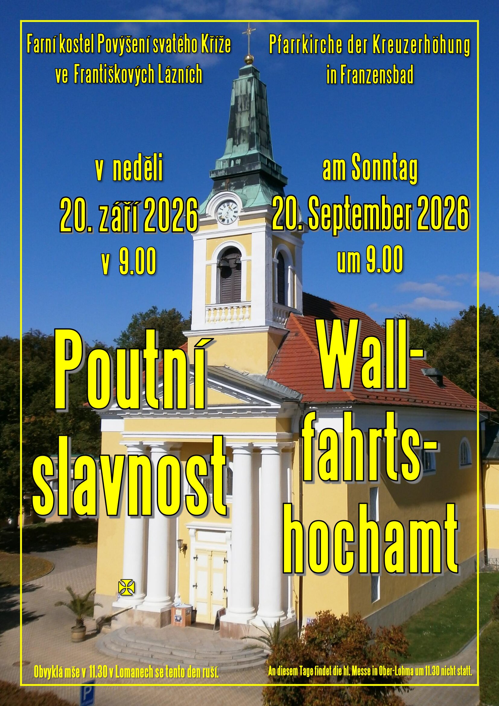 Pouť Povýšení sv. Kříže